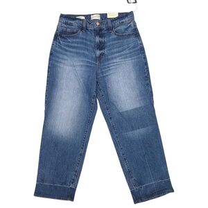 Universal Thread Vibtage Straigh Jeans NEW Womens 8 Short High Rise Denim